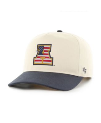 Men's Natural/Navy Arizona Wildcats Americana Flag Hitch Adjustable Hat