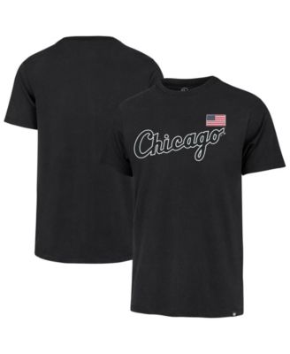 Men's Black Chicago White Sox Heritage U.S. Flag T-Shirt
