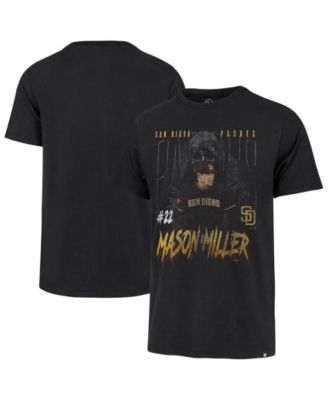 Men's Mason Miller Black San Diego Padres the Reaper Player Graphic T-Shirt