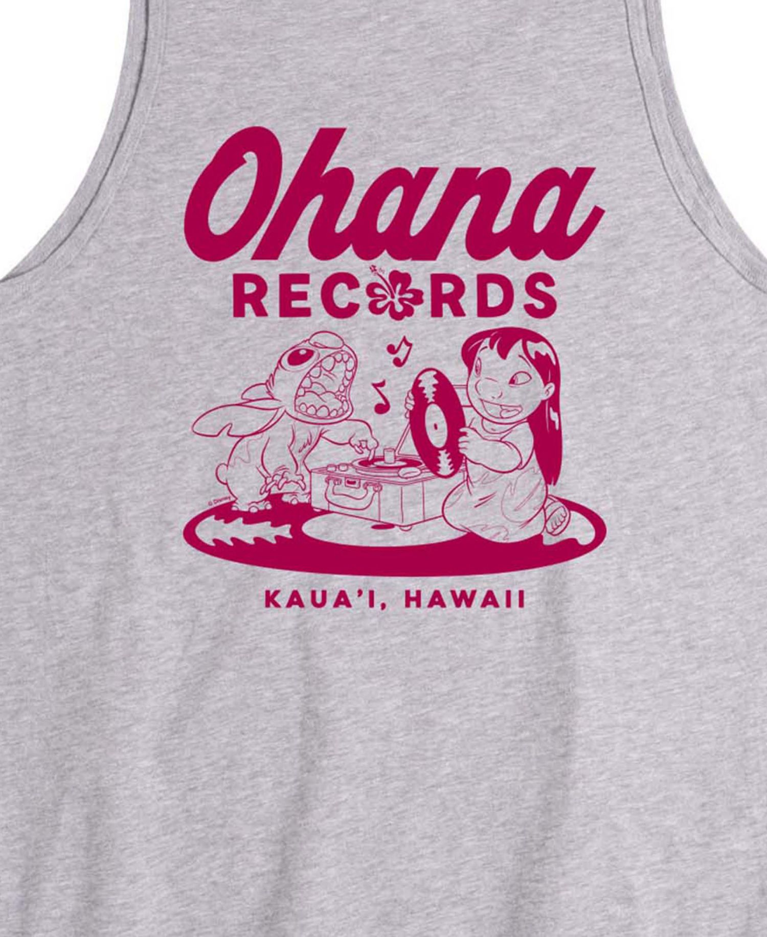 Men's Lilo and Stitch Ohana Records Graphic Tank Top