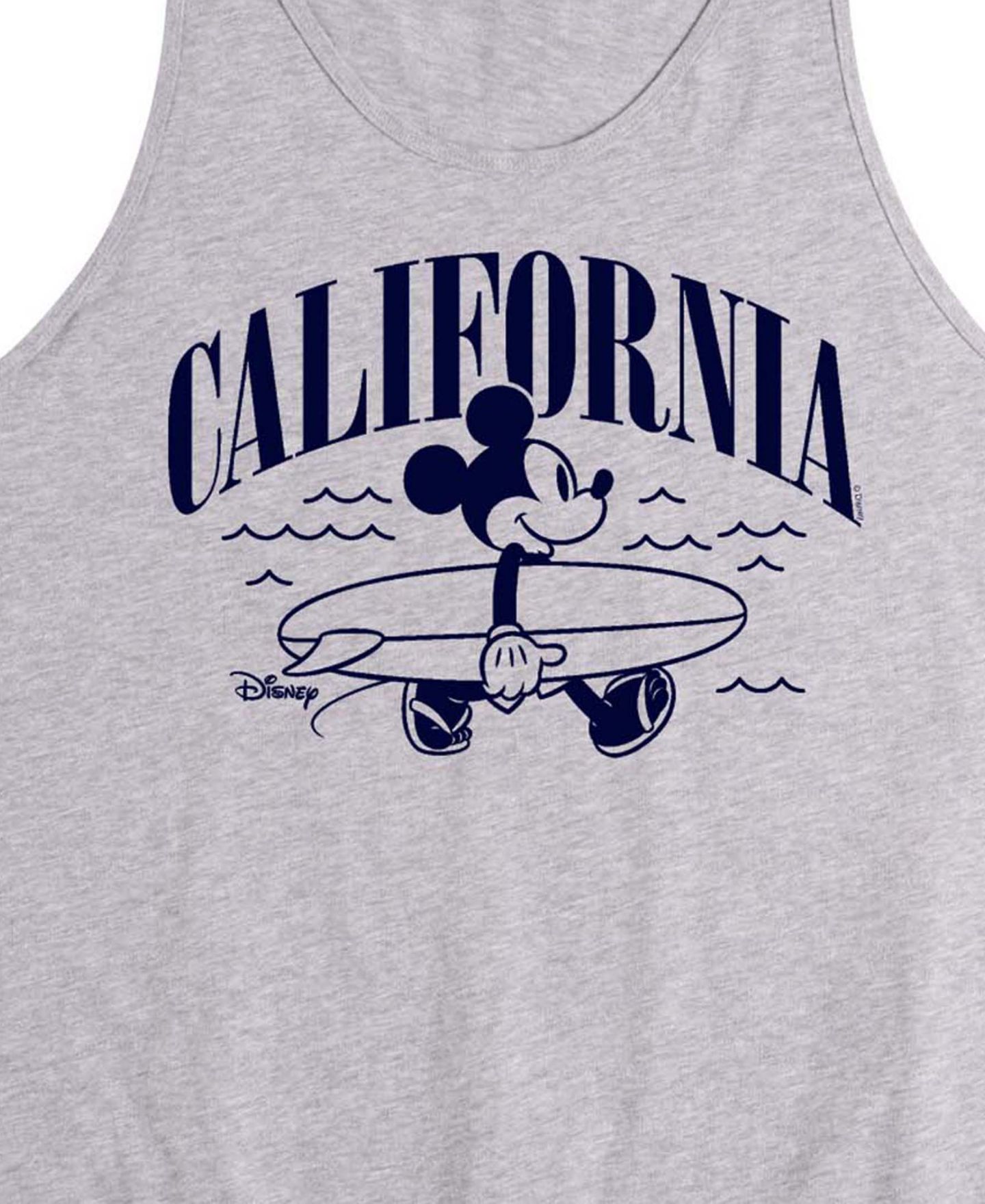 Мужской топ AIRWAVES Disney California Mickey Graphic, цвет: Меланжевый — фото 3