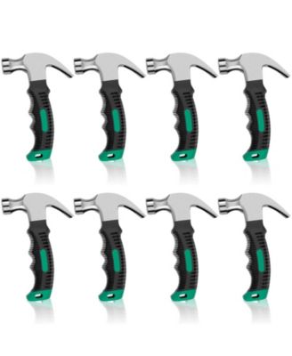 Small Hammer Set Mini Claw Stubby Rubber Grip Camping Crafts Household