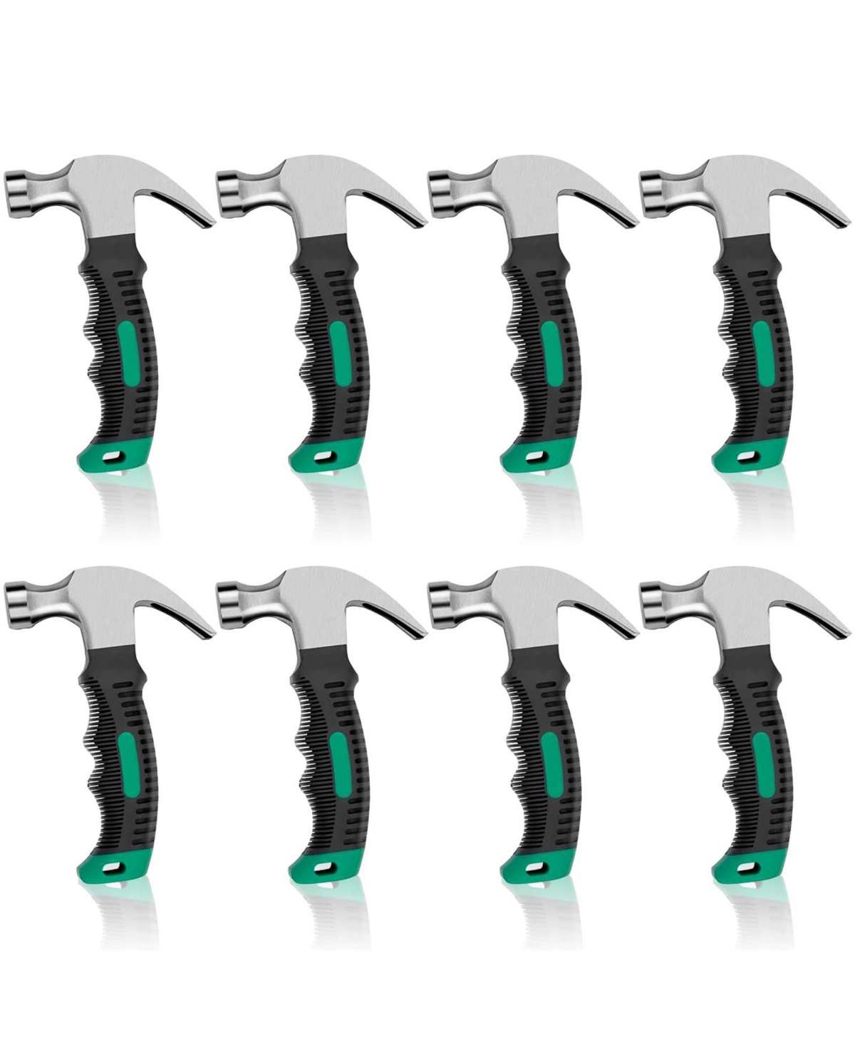 Xdovet Small Hammer Set Mini Claw Stubby Rubber Grip Camping Crafts Household