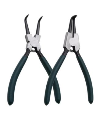 Snap Ring Pliers Set Internal External Circlip Bent Jaw