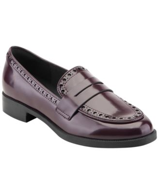 Women's Vianna Detailed Moc Toe Penny Loafers