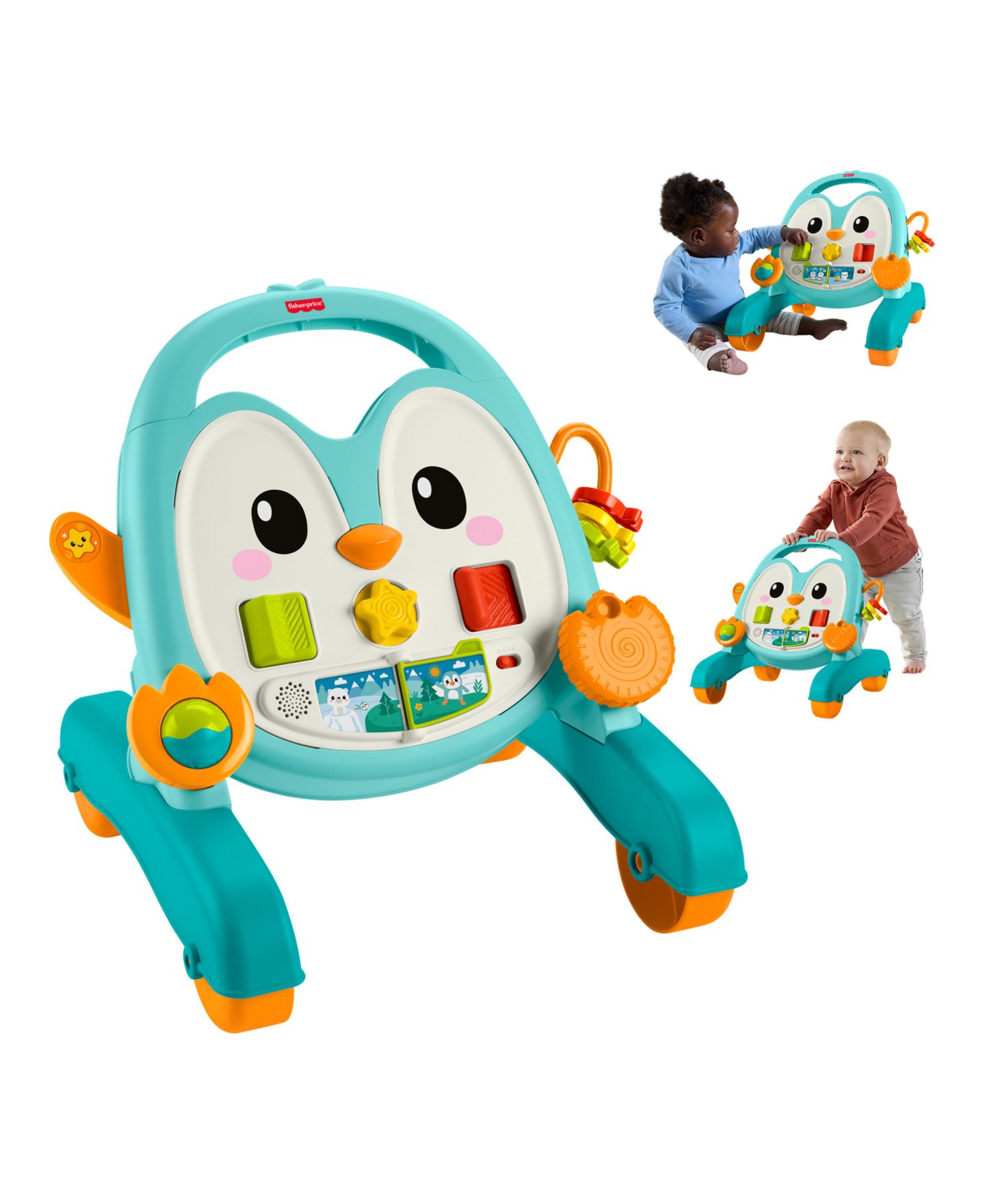 Детская игрушка Fisher Price 2-in-1 Musical Penguin Activity Walker — фото 2