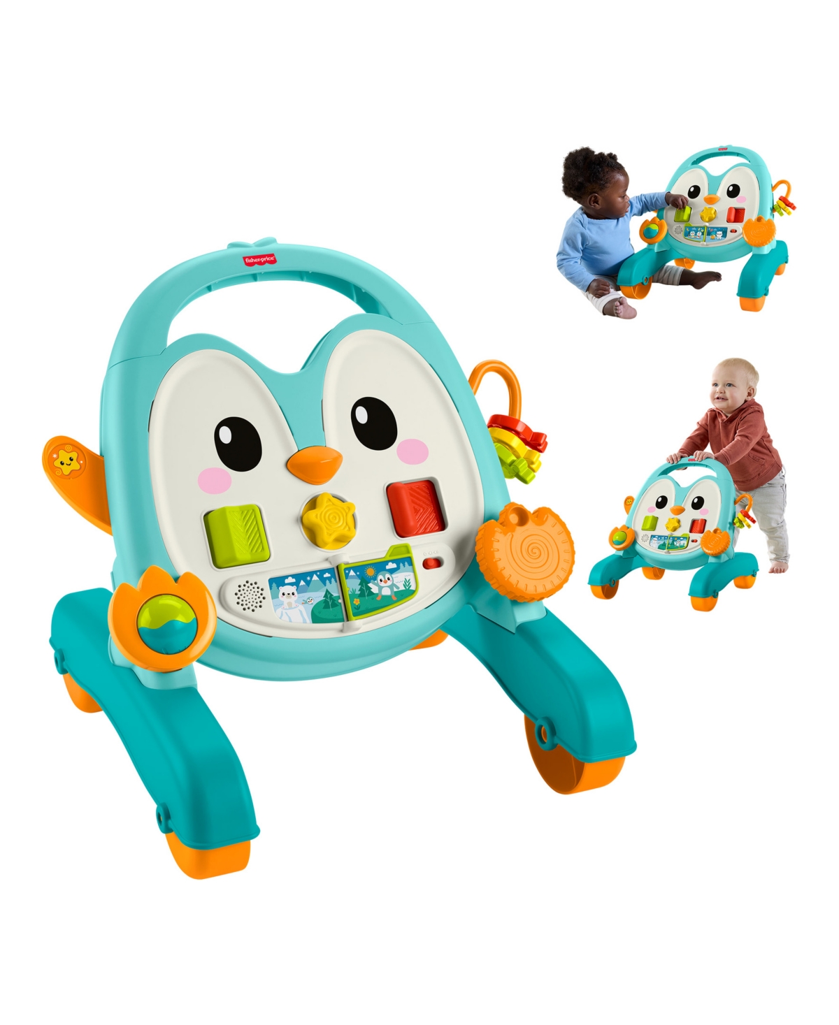 Fisher Price 2-in-1 Musical Penguin Activity Walker, Ages 6 Months+