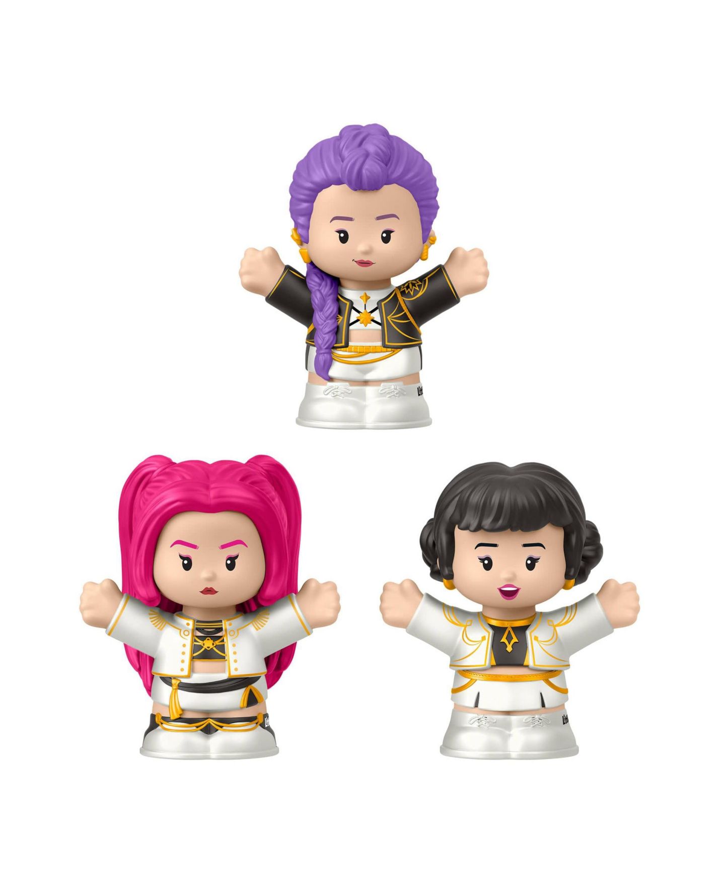 Детские фигурки Little People KPop Demon Hunters: HUNTR/X Special Edition 3-Piece Action Figure Set — фото 3