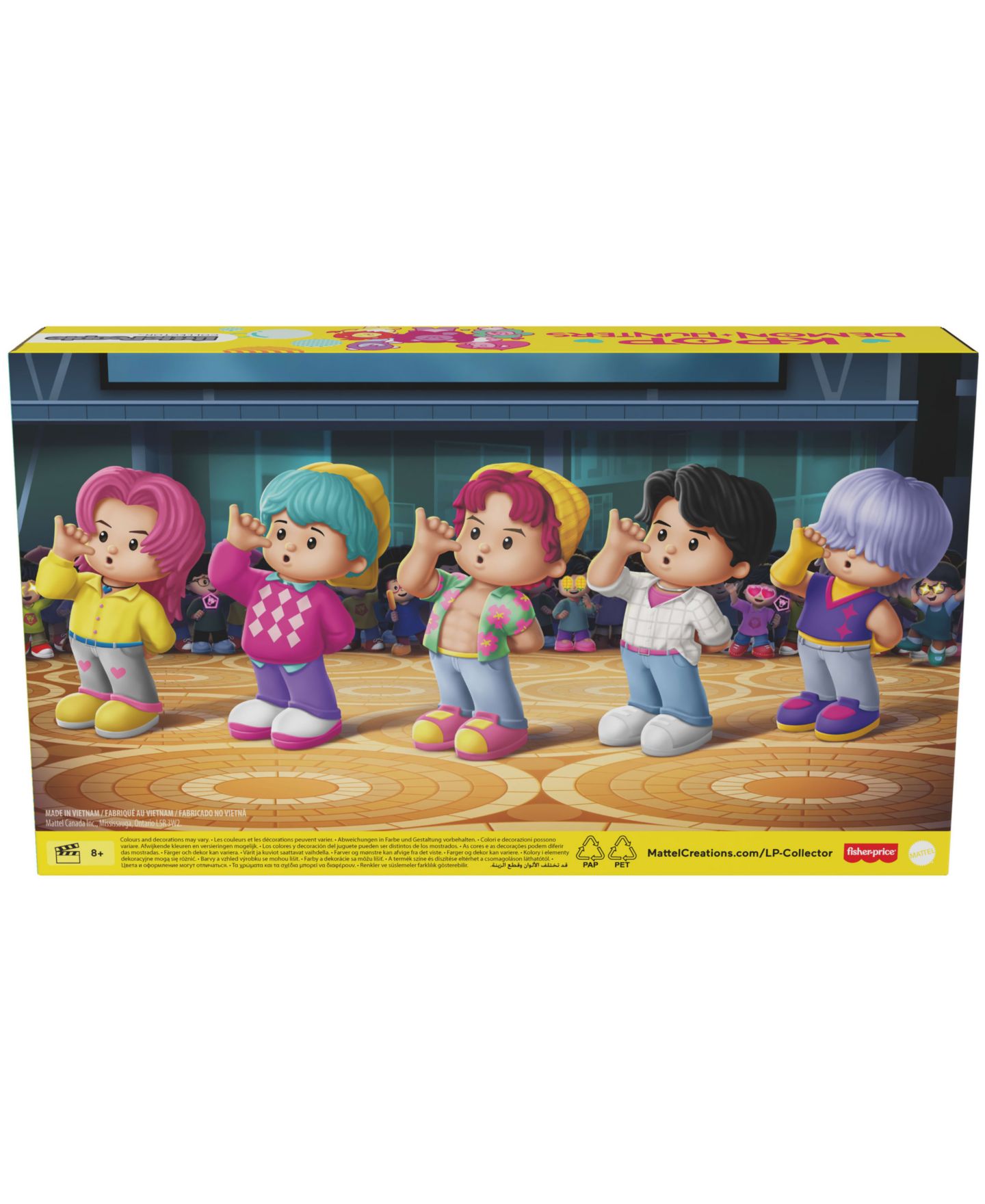 Детские фигурки Little People KPop Demon Hunters: Saja Boys Special Edition Netflix 5-Piece Action Figure Set — фото 6