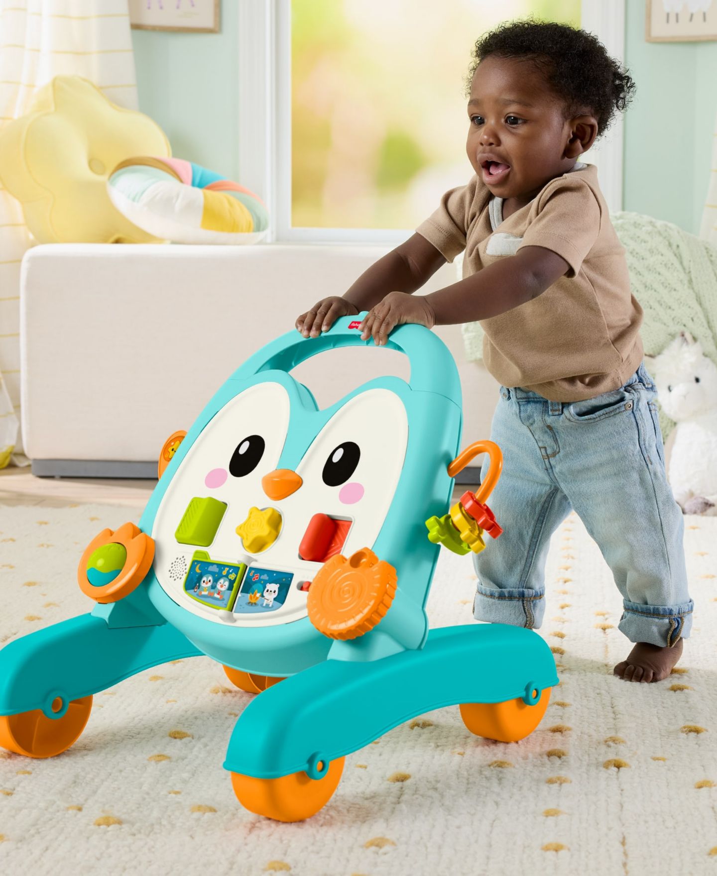 Детская игрушка Fisher Price 2-in-1 Musical Penguin Activity Walker — фото 3
