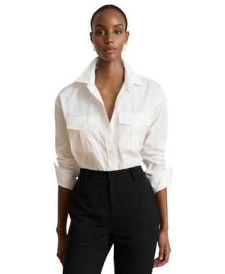 Women's Long-Sleeve Button-Front Shirt