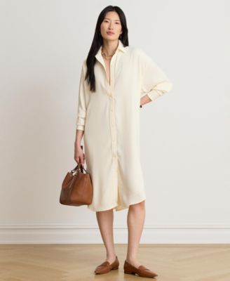 long sleeve wear to work dresses NaRHbrg Women's Button Down Dress Elegant Waist Belted Shirt for Casual Office Gray at Amazon Women's Clothing store Approx 118cm Materials Women's Long Sleeve Work Dresses