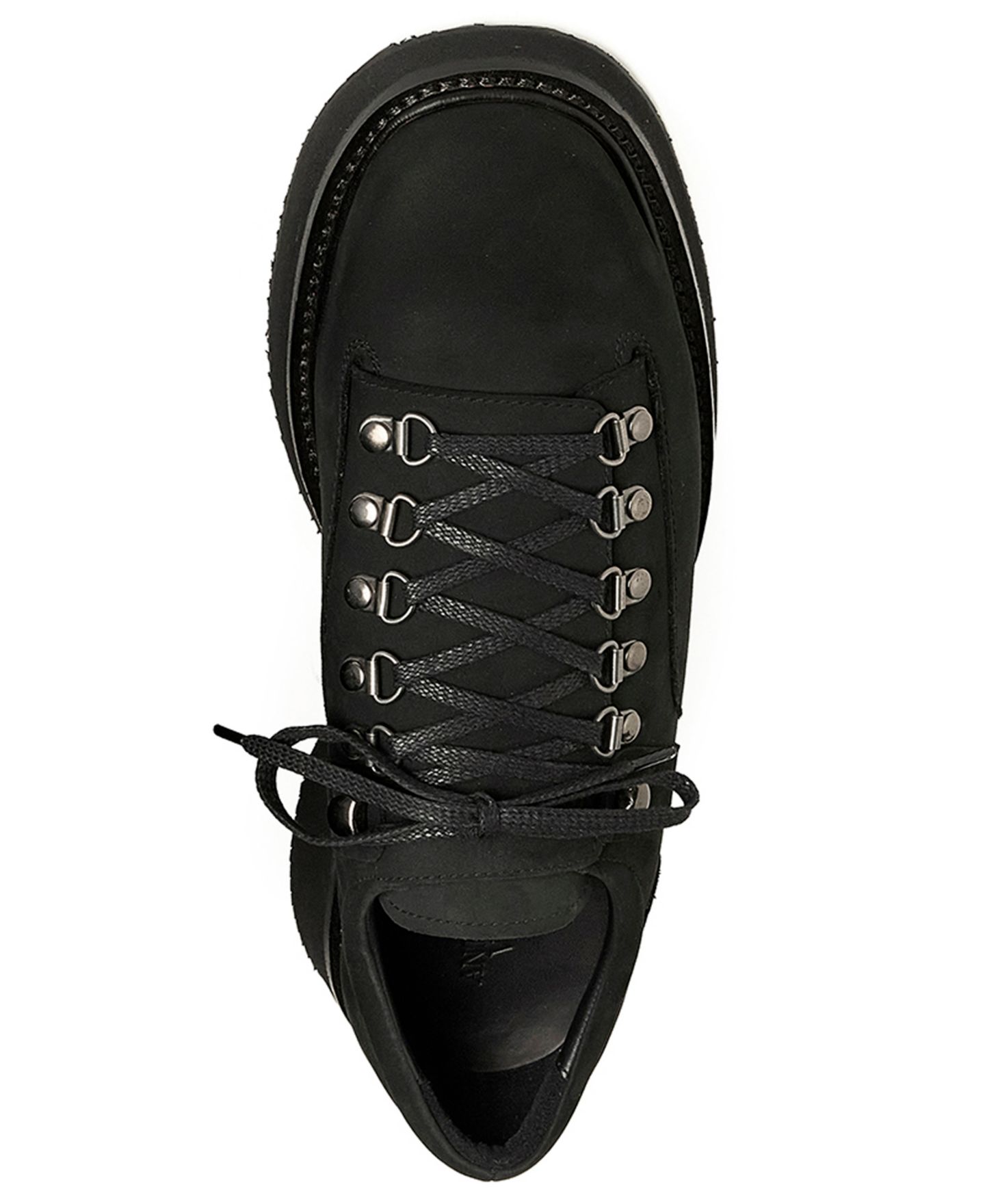 Мужские ботинки Anthony Veer Cortina Nubuck Leather Hiker Low, цвет: Карбоновый чёрный нубуковый кожаный — фото 3