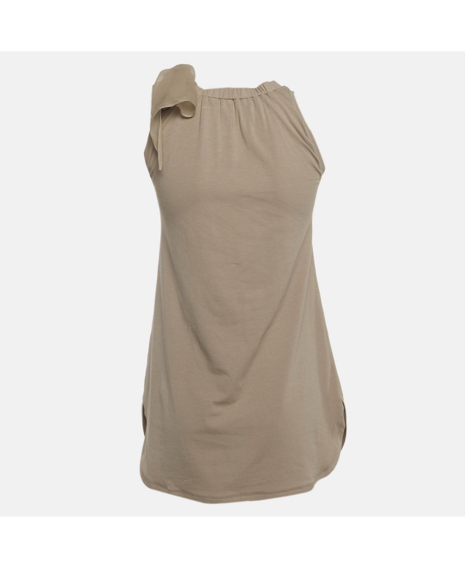 Women's Jersey And Chiffon Trim Tunic