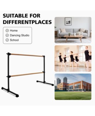 Solid Wood Ballet Barre With Adjustable Range For Dance Practice