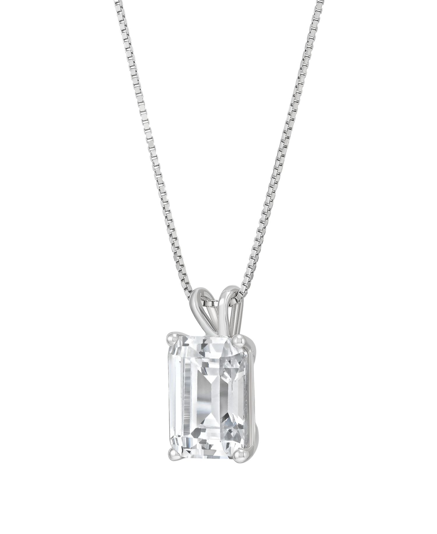 IGI Certified Lab-Grown Diamond Solitaire Pendant Necklace (2 ct. t.w.) in 14k White or Yellow Gold