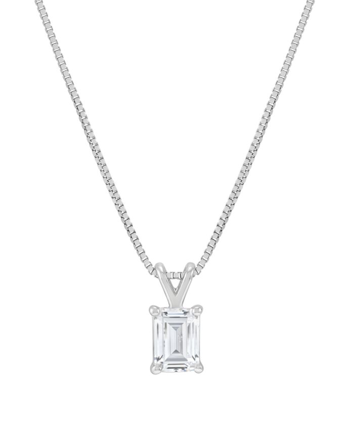 IGI Certified Lab-Grown Diamond Solitaire Pendant Necklace (1/2 ct. t.w.)