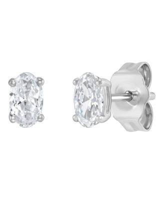 IGI Certified Lab-Grown Diamond Stud Earrings (1/2 ct. t.w.) in 14k White Gold