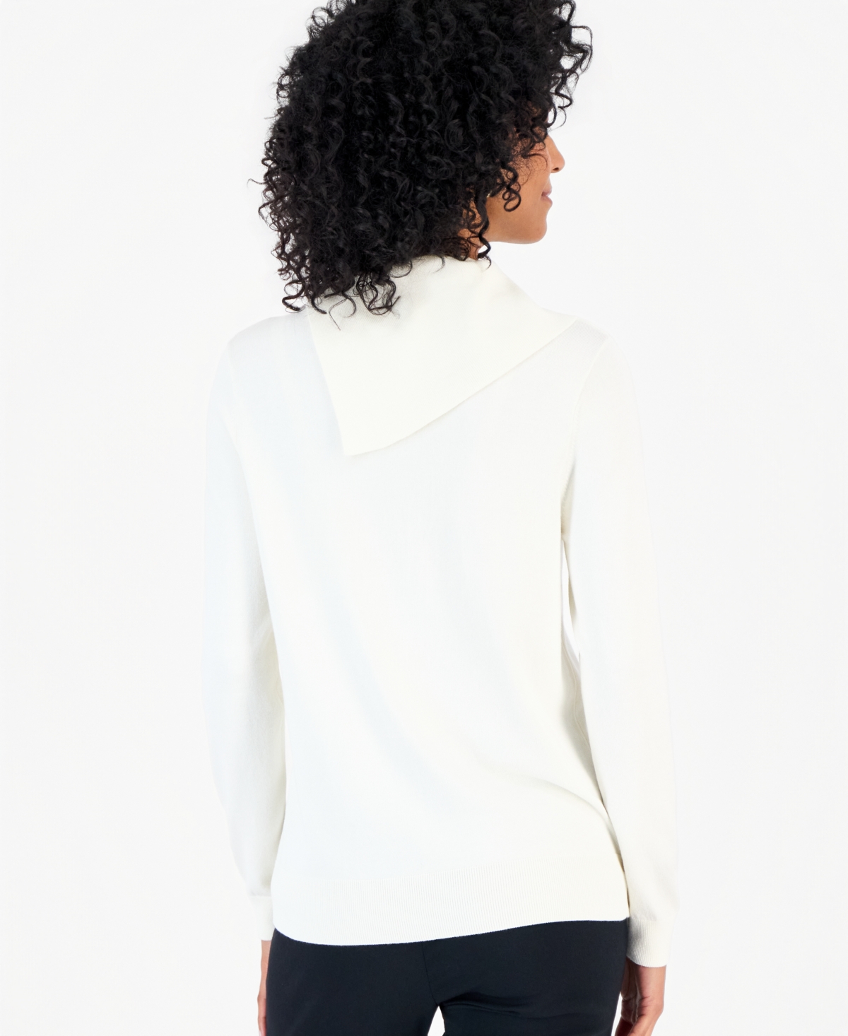 Jm Collection Women's Long-Sleeve Cowl Neck Sweater, Macy's Exclusive