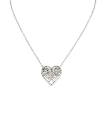 Scandinavian Knot Collection Heart Necklace