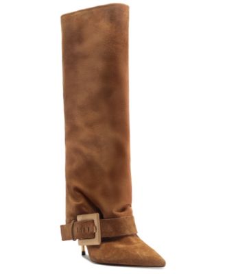 Women's Kenny Mid Stiletto Buckle Dress Boots