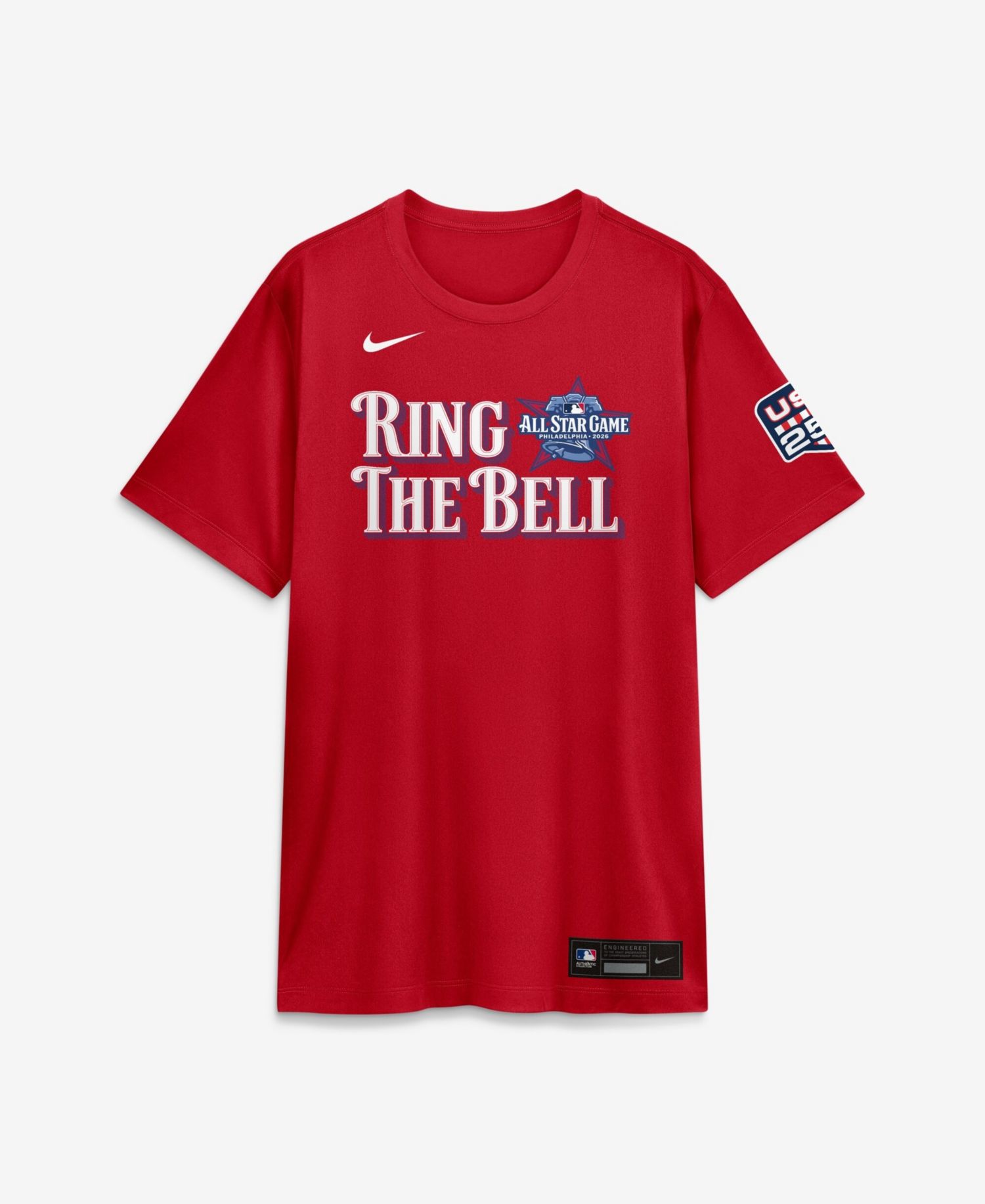 Men's 2026 All-Star Game National League Paul Skenes Red Name & Number T-Shirt