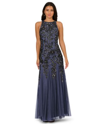 Women's Crewneck Beaded Dress
