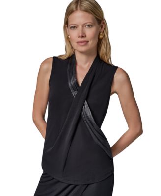 Women's Jersey V-Neck Blouse