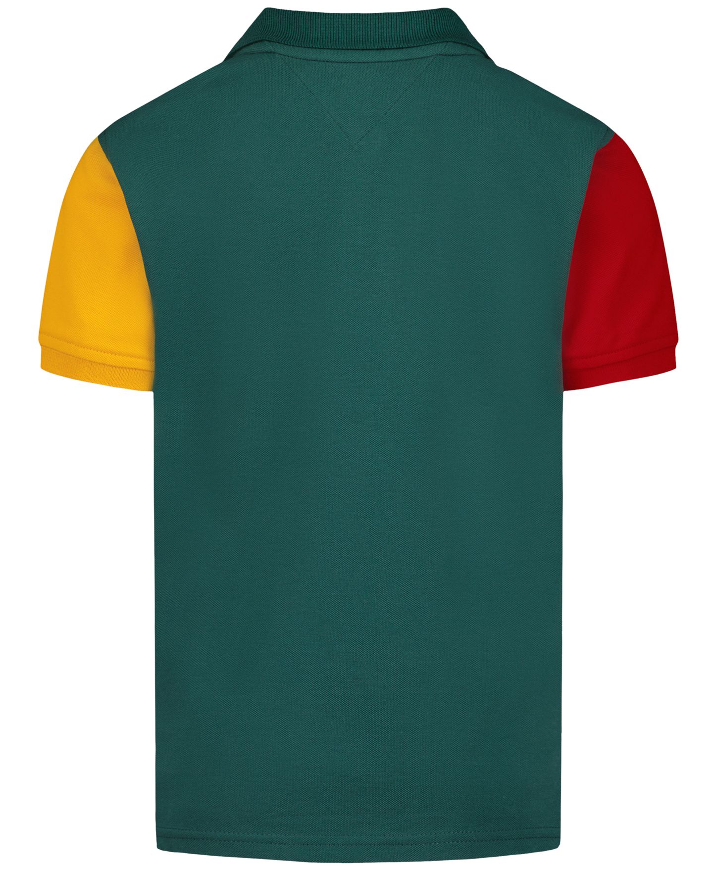 Поло Tommy Hilfiger Color-Blocked Short-Sleeve Polo Shirt для мальчиков, цвет: Тёмно-синий — фото 7