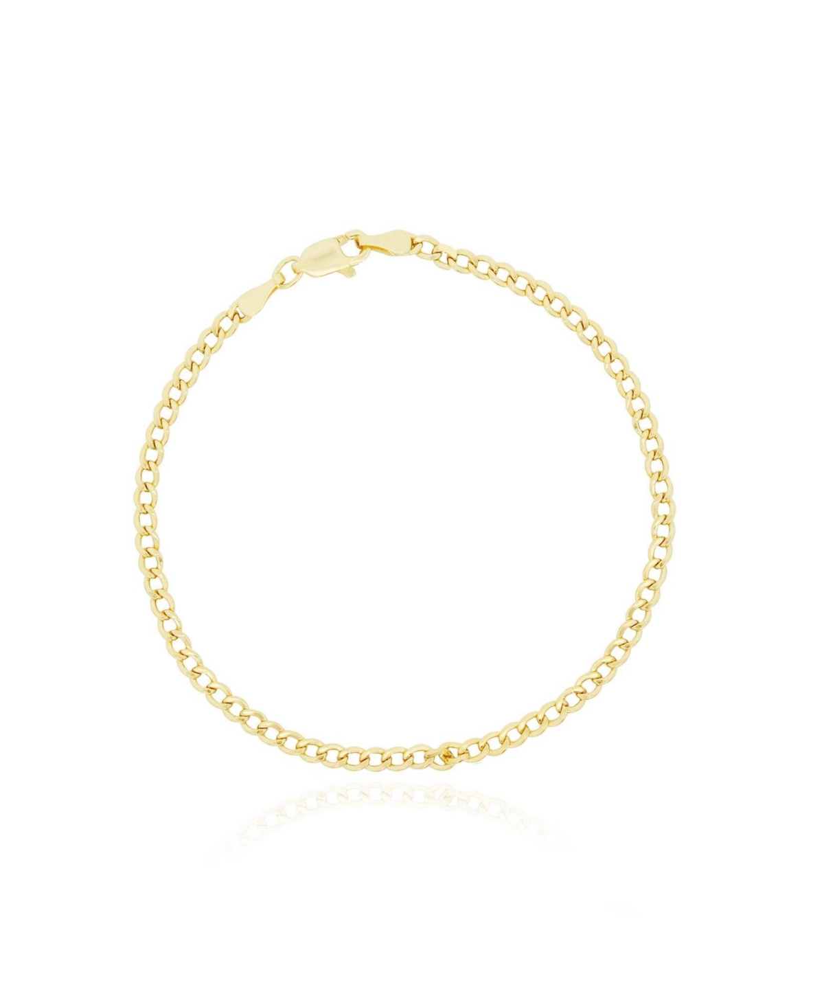 The Lovery Curb Chain Bracelet 14K Yellow Gold - millimeters