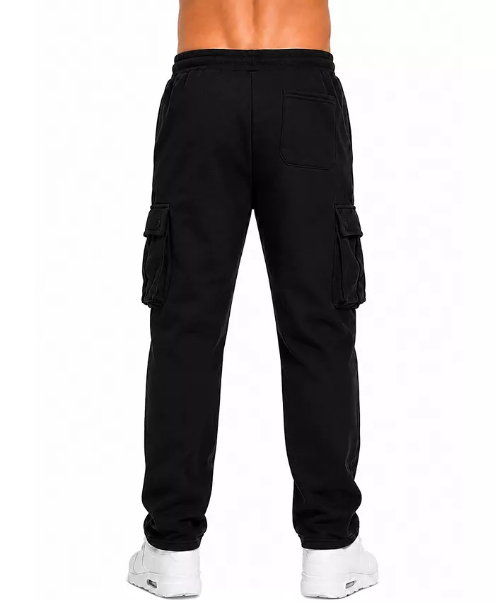 Men's Fleece-Lined Cargo Sweatpants - thumbnail 4
