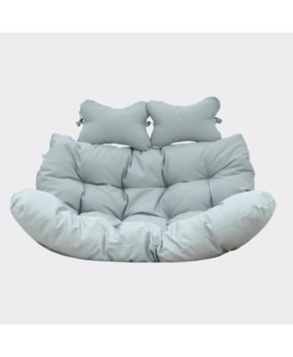 2-Person Polyester Cushions for Swing Chairs and Hammocks