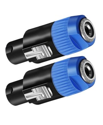 Speakon to 1/4" Twist-Lock Audio Adapter, for Speakon/1/4" Devices
