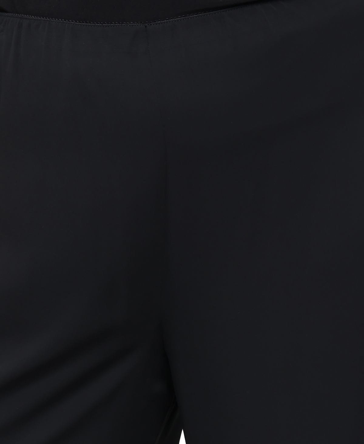 Alex Evenings Plus Size Pull-on Chiffon Pants In Black