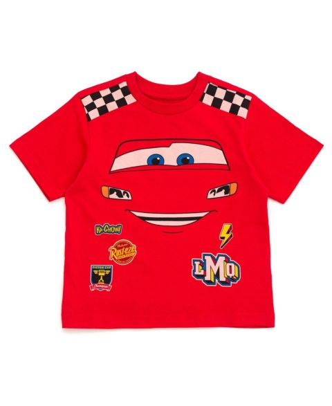 Футболка Cars Cosplay Short Sleeve T-Shirt для мальчиков, цвет: Красный