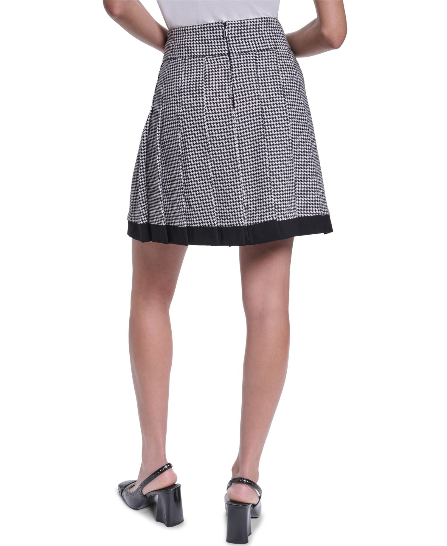 Women's Knee-Length Pleated Skirt