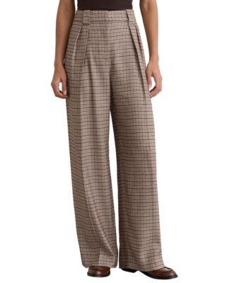 Women's River Wide-Leg Pleated Trousers