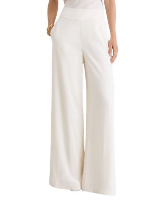 Women's Clover Wide-Leg Mid-Rise Trousers