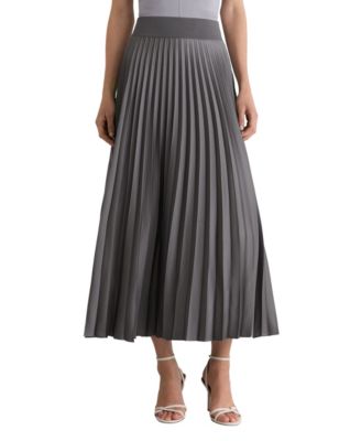 Women's Seren Pleated A-Line Midi Skirt
