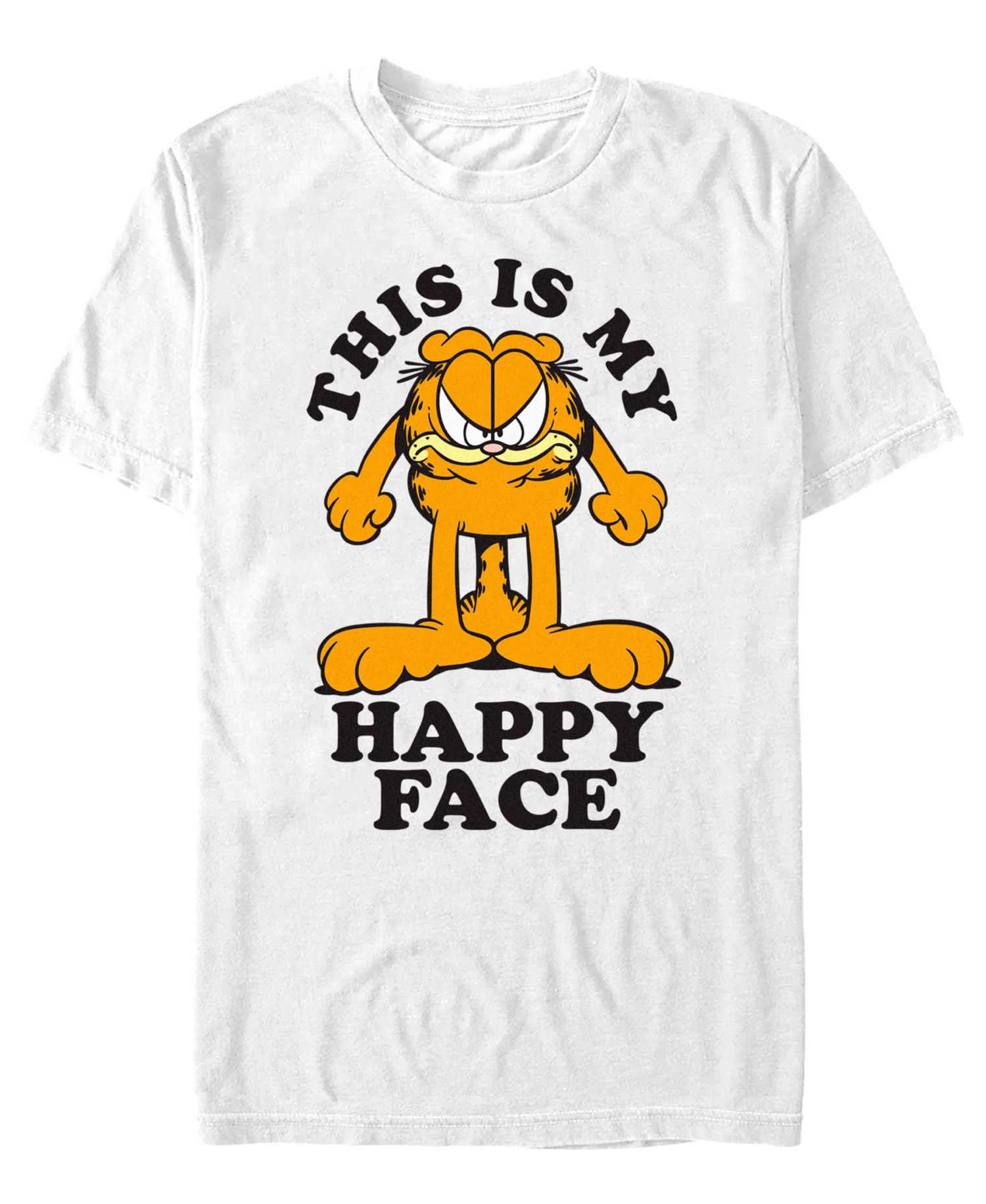 Men's Garfield Happy Face T-Shirt