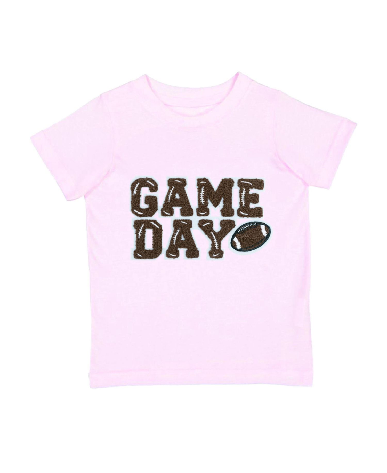 Big Girls Girls(10-12) Game Day Patch Short Sleeve T-Shirt