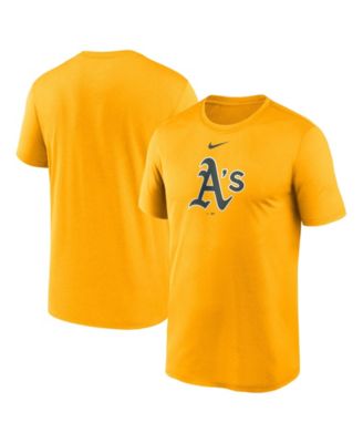 Men's Gold Athletics Legend Fuse Large Logo Dri-FIT T-Shirt
