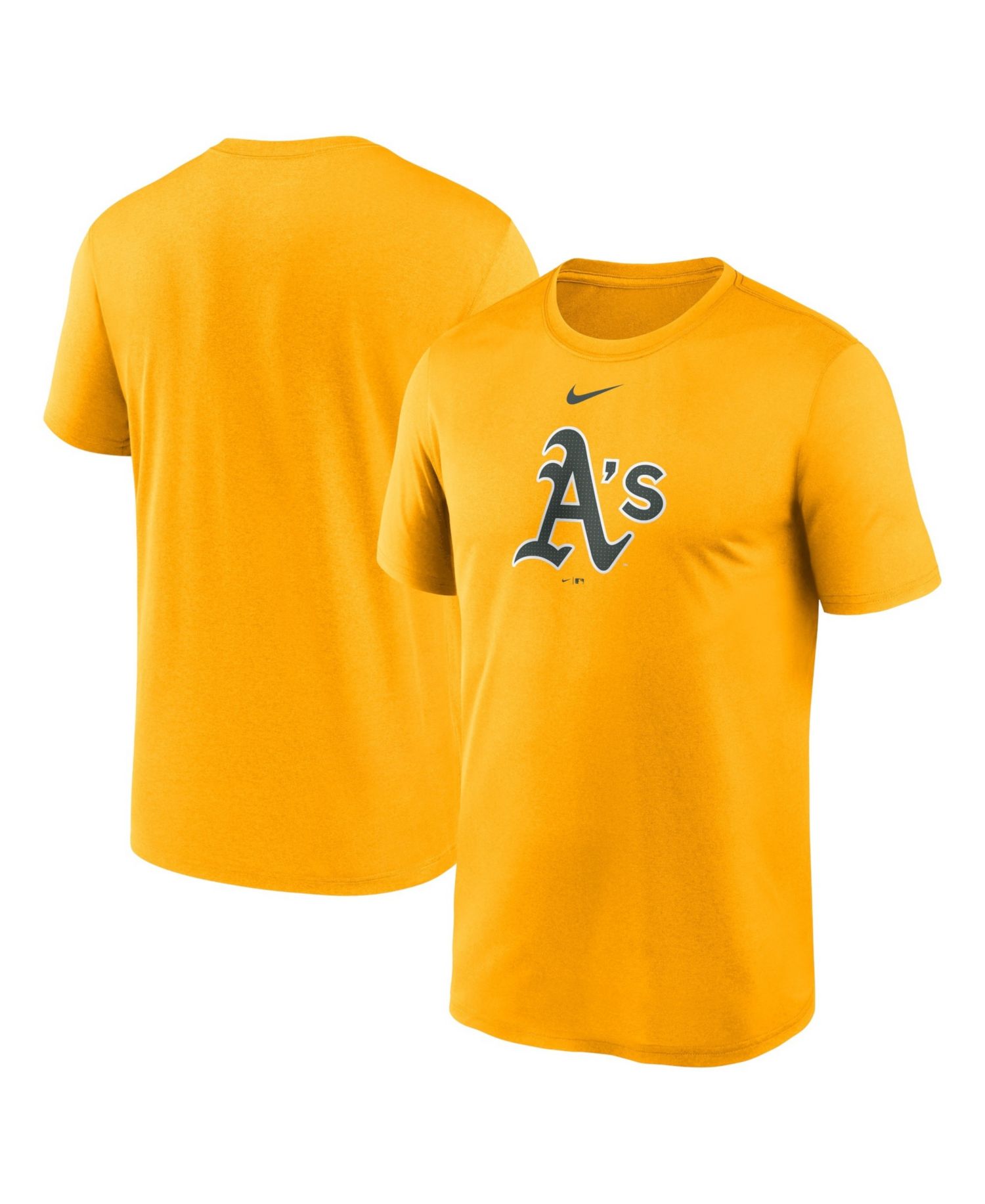Men's Gold Athletics Legend Fuse Large Logo Dri-FIT T-Shirt