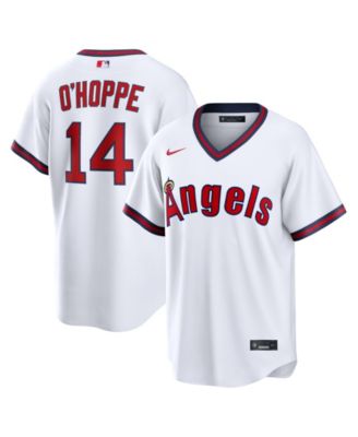 Men's Logan O'Hoppe White Los Angeles Angels Alternate Replica Jersey