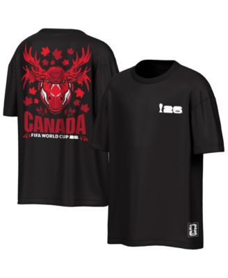 Men's Black Canada FIFA World Cup 2026 Rally Oversized T-Shirt