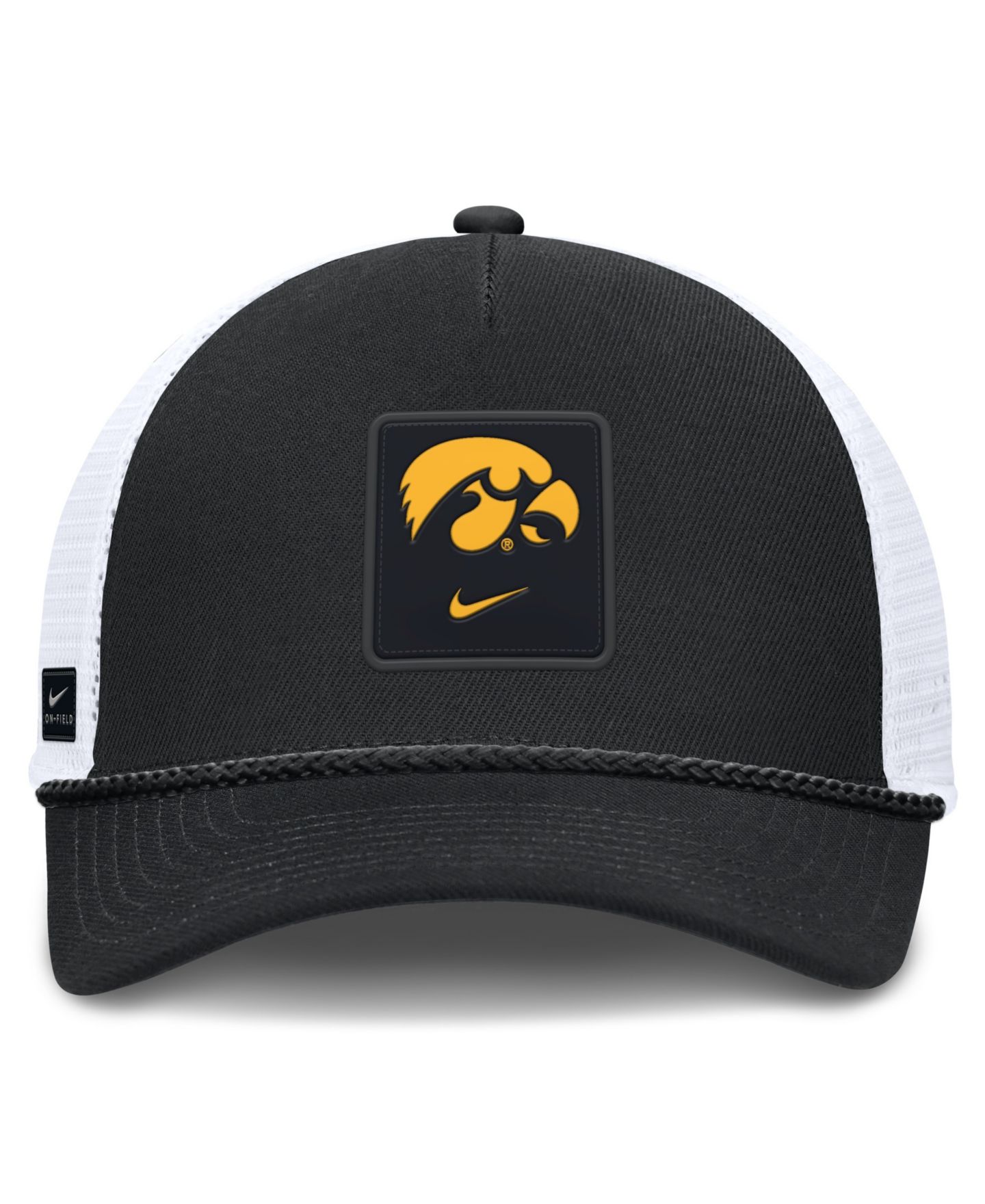 Кепка Nike Black Iowa Hawkeyes 2026 On-Field Gameday Rope Trucker Adjustable Hat — фото 2