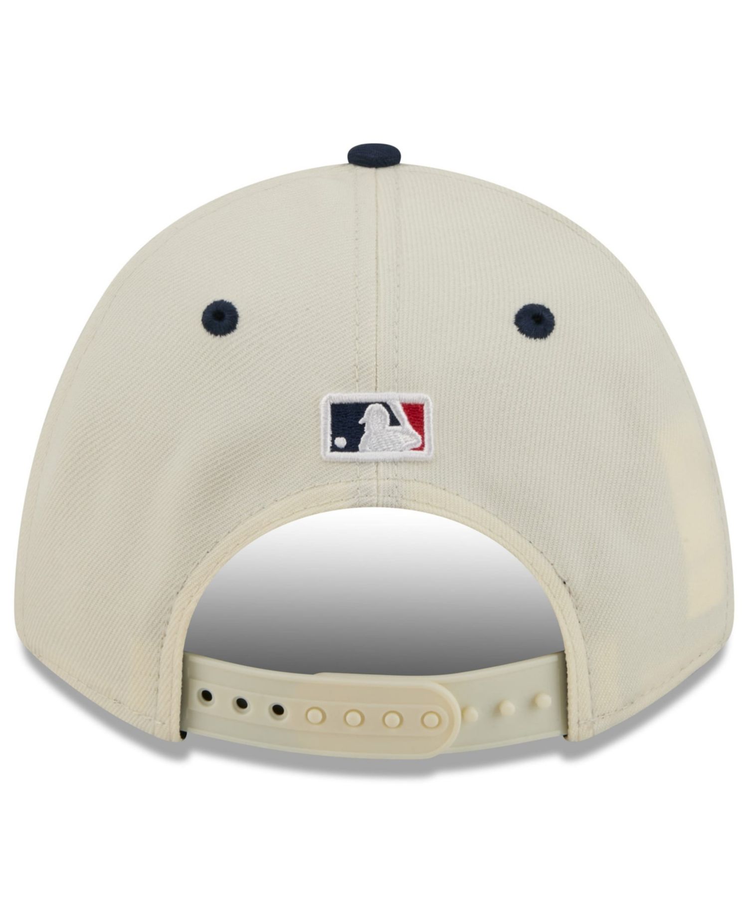 Big Boys and Girls Cream/Navy New York Mets USA 250 9FORTY M-Crown Adjustable Hat