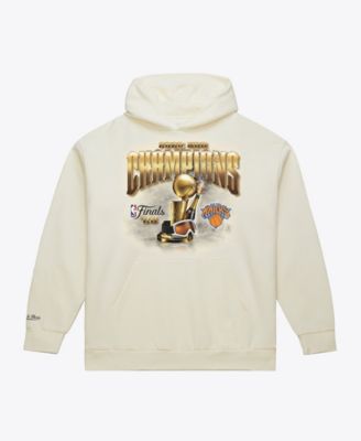Men's Cream New York Knicks 2026 NBA Finals Champions Hoodie