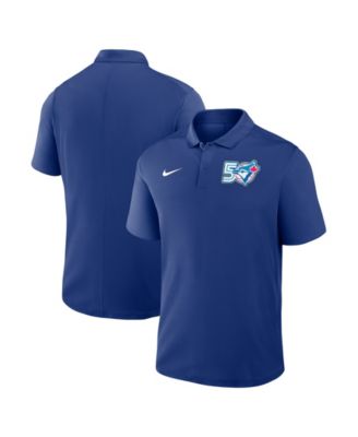 Men's Royal Toronto Blue Jays 50th Season Victory Dri-FIT Polo Shirt