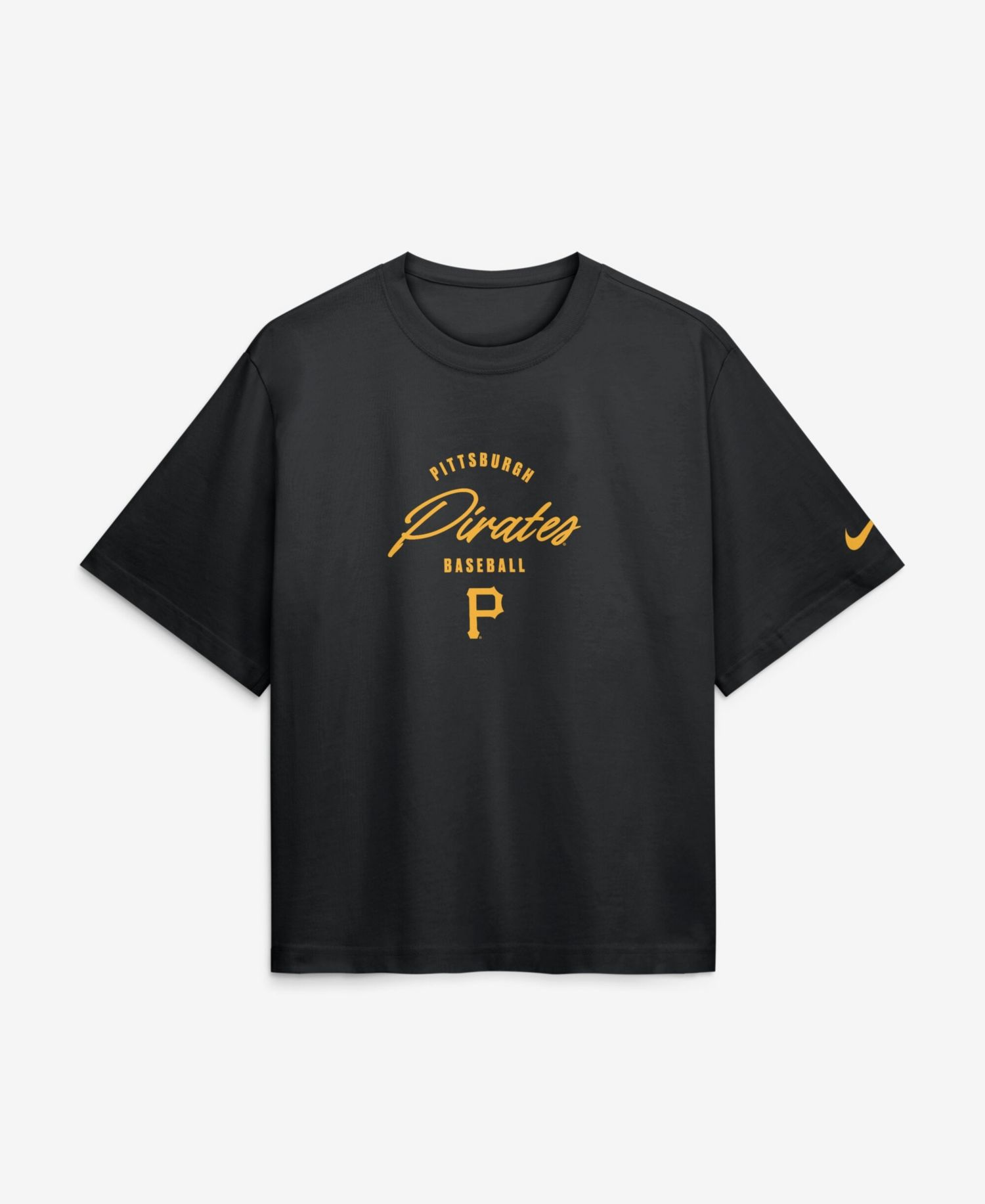 Women's Konnor Griffin Black Pittsburgh Pirates Premium Essentials Boxy Name & Number T-Shirt